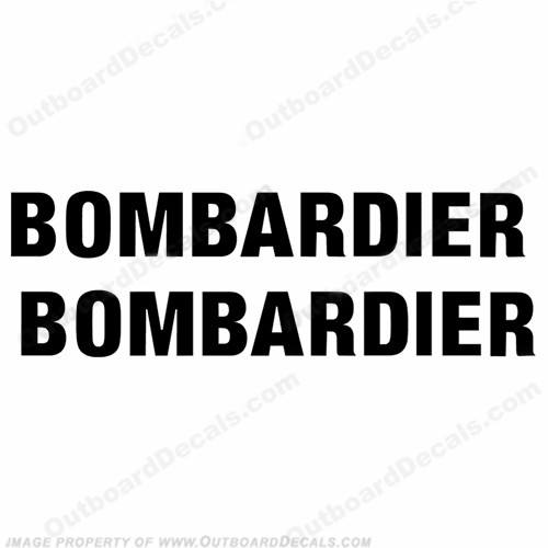 Sea-Doo Bombardier Decals - Set of 2 INCR10Aug2021