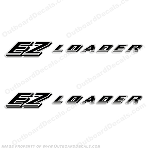 EZ Loader Trailer Decals - Style 2 (Set of 2) - Any Color! e z, e-z, easy loader, style2, INCR10Aug2021