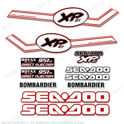 Sea Doo XPDI Decal Kit - 2004 sea doo, xp di, sea-doo, seadoo, INCR10Aug2021