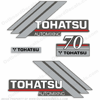 Tohatsu 70hp Automixing Decal Kit INCR10Aug2021