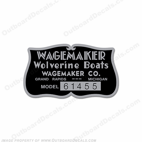 Wagemaker Wolverine Boats Decal INCR10Aug2021