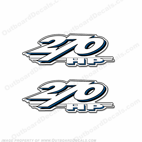 Yamaha LS2000 270hp Decals (Set of 2) - Blue INCR10Aug2021